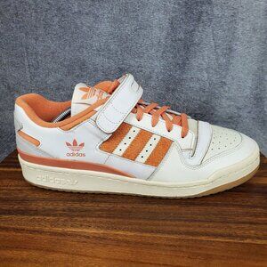 Adidas Forum 84 Low Shoes Men's 11.5 White Hazy Copper Leather Athletic Sneakers